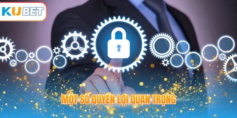 Một số quyền lợi quan trọng