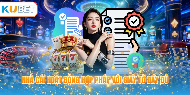 Nhà cái hoạt động hợp pháp với giấy tờ đầy đủ